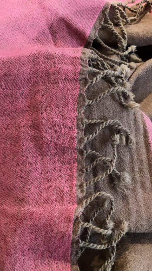 Merino Wool Throw/Plaid - By BON TON goods