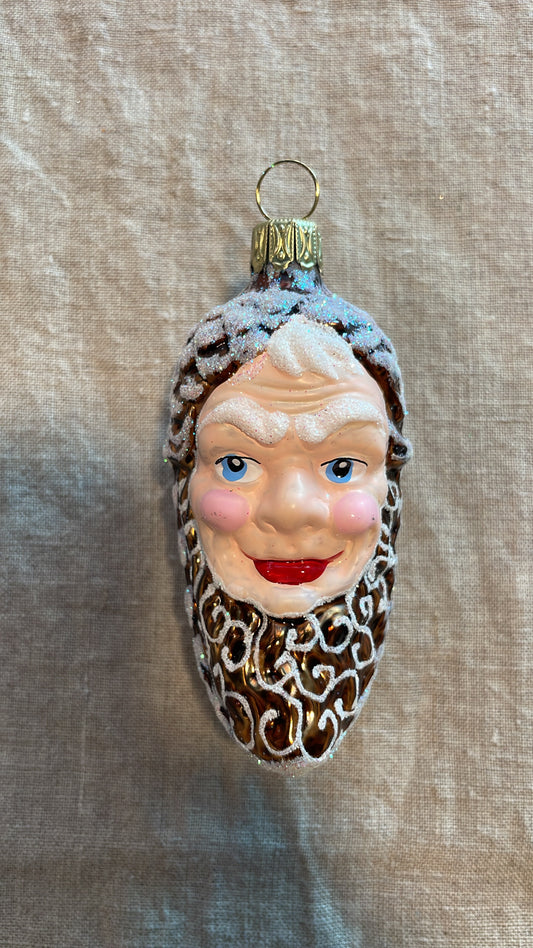 Pine Cone Face Ornament | Nostalgie Christbaumschmuck