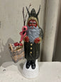 Krampus - Black Crackle Gold With Mushrooms | Ino Schaller