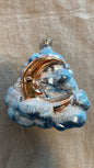 Moon in Clouds | Nostalgie Christbaumschmuck