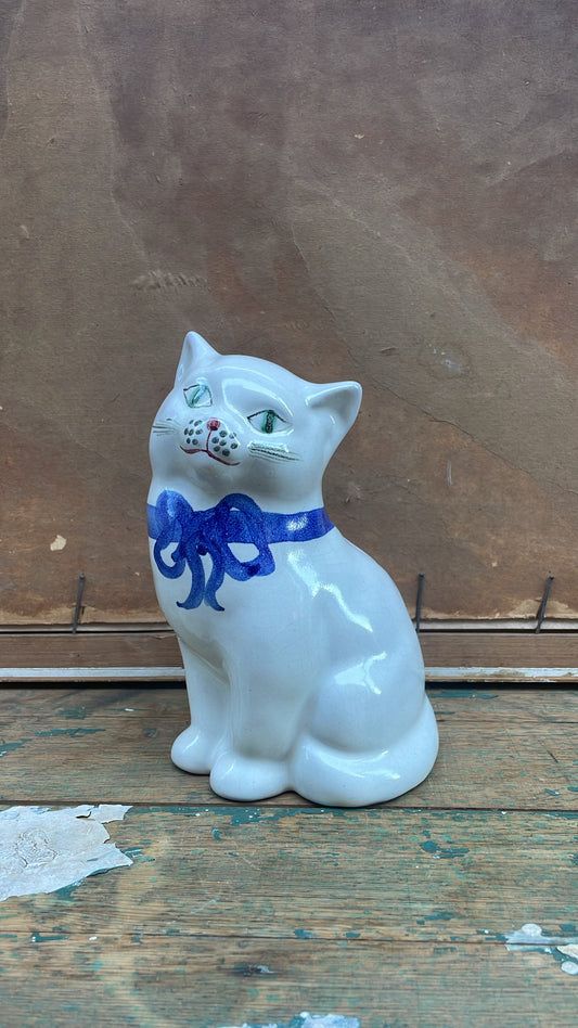 Attributed Guldkroken Hjo Ceramic Cat Bank