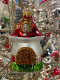 Small Nostalgic Mushroom House | Nostalgie Christbaumschmuck