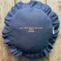 Margret Frill Cushion (Dull-Blue)