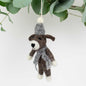 Dog with Grey Cap Ornament | Christmas Ornament