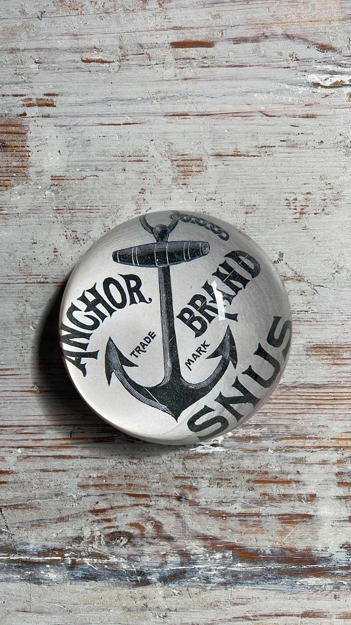 Anchor Snus - Paperweight - John Derian Company