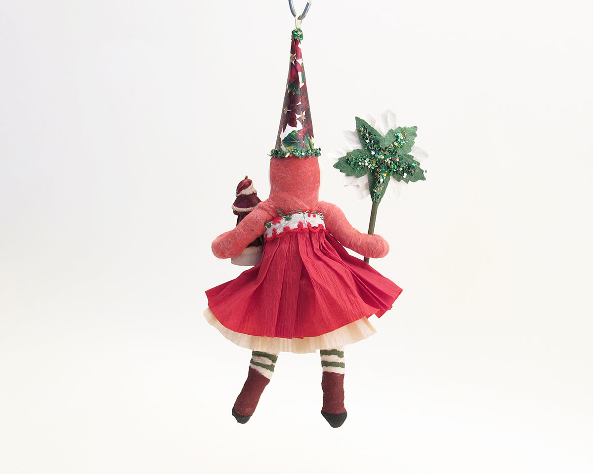 Xmas Bloom Girl Ornament — view 2