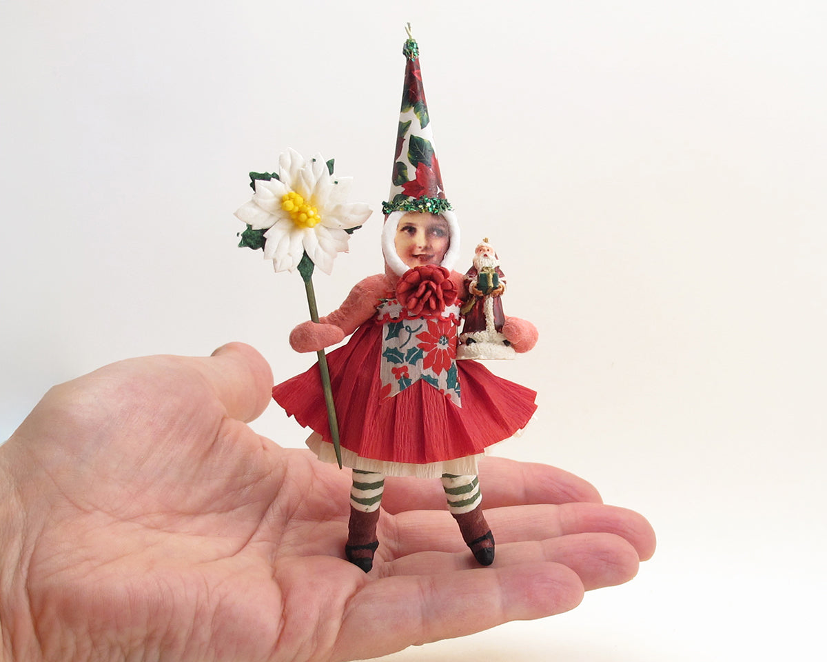 Xmas Bloom Girl Ornament — view 4