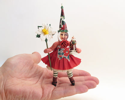 Xmas Bloom Girl Ornament — view 4