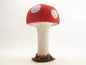 Wood And Cotton Toadstool Mushroom: Large - Vintage Inspired Spun Cotton | Vintage by Crystal Spun Cotton Ornament
