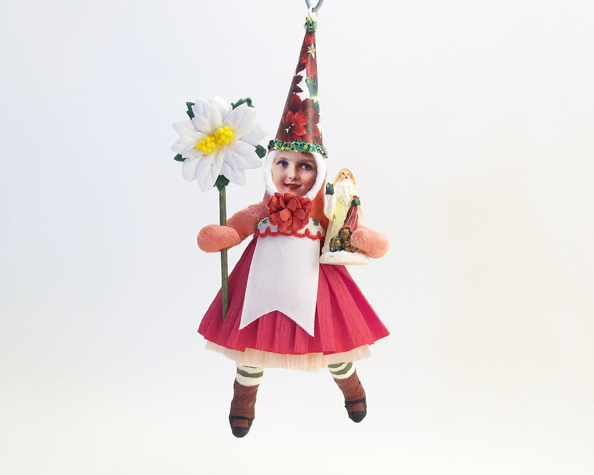 Xmas Bloom Girl Ornament — view 3