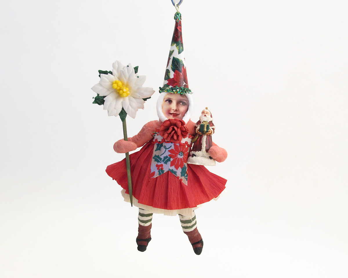Xmas Bloom Girl Ornament — view 1
