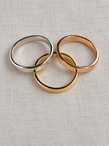 Tricolour Stacking Rings | Mikkel Brøgger