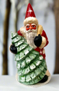 Santa Red with Silver Stars - Beaded and Glitter | Ino Schaller