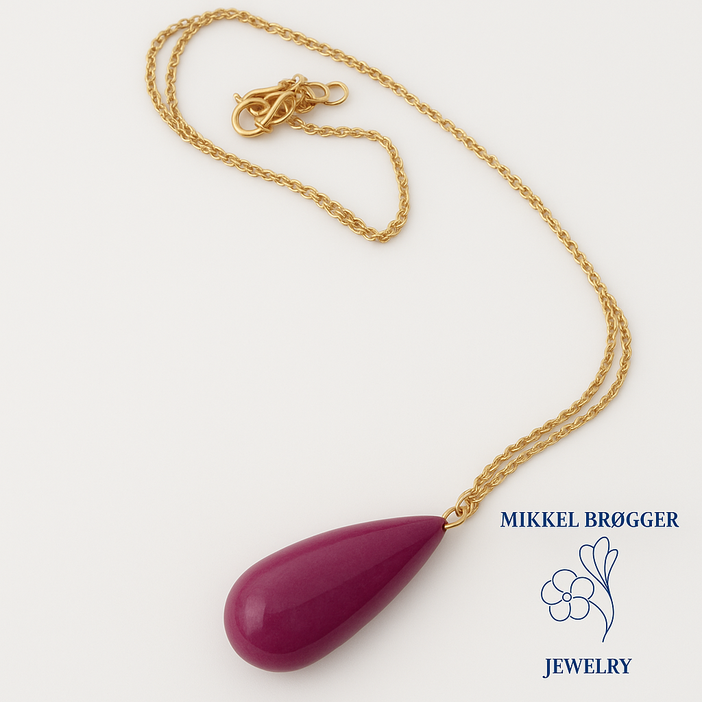 Ruby Large Drop Pendant | Mikkel Brøgger