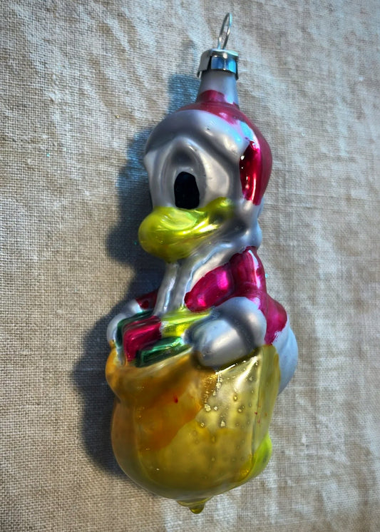 Nostalgic Duck with Sack of Presents | Nostalgie Christbaumschmuck