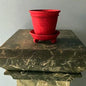 Red Unglazed Faaborg Pot | Handmade Erik Bendtsen Ceramics