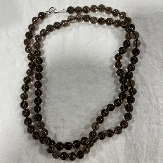 Smoky Quartz Bead Necklace | Mikkel Brøgger