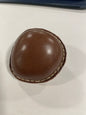 Small Leather Beach Pebble Paperweight #7