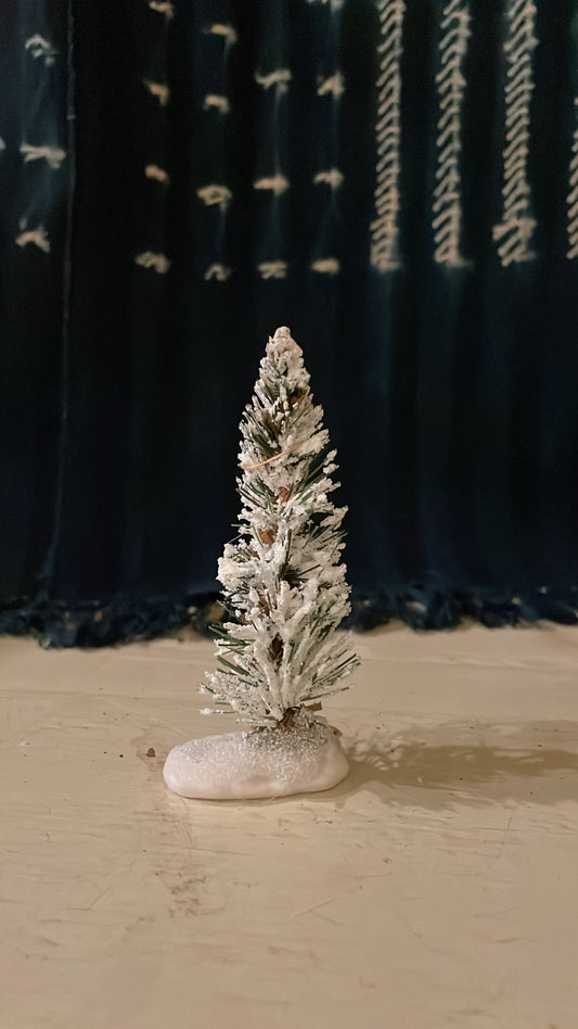 White Brush Christmas Tree