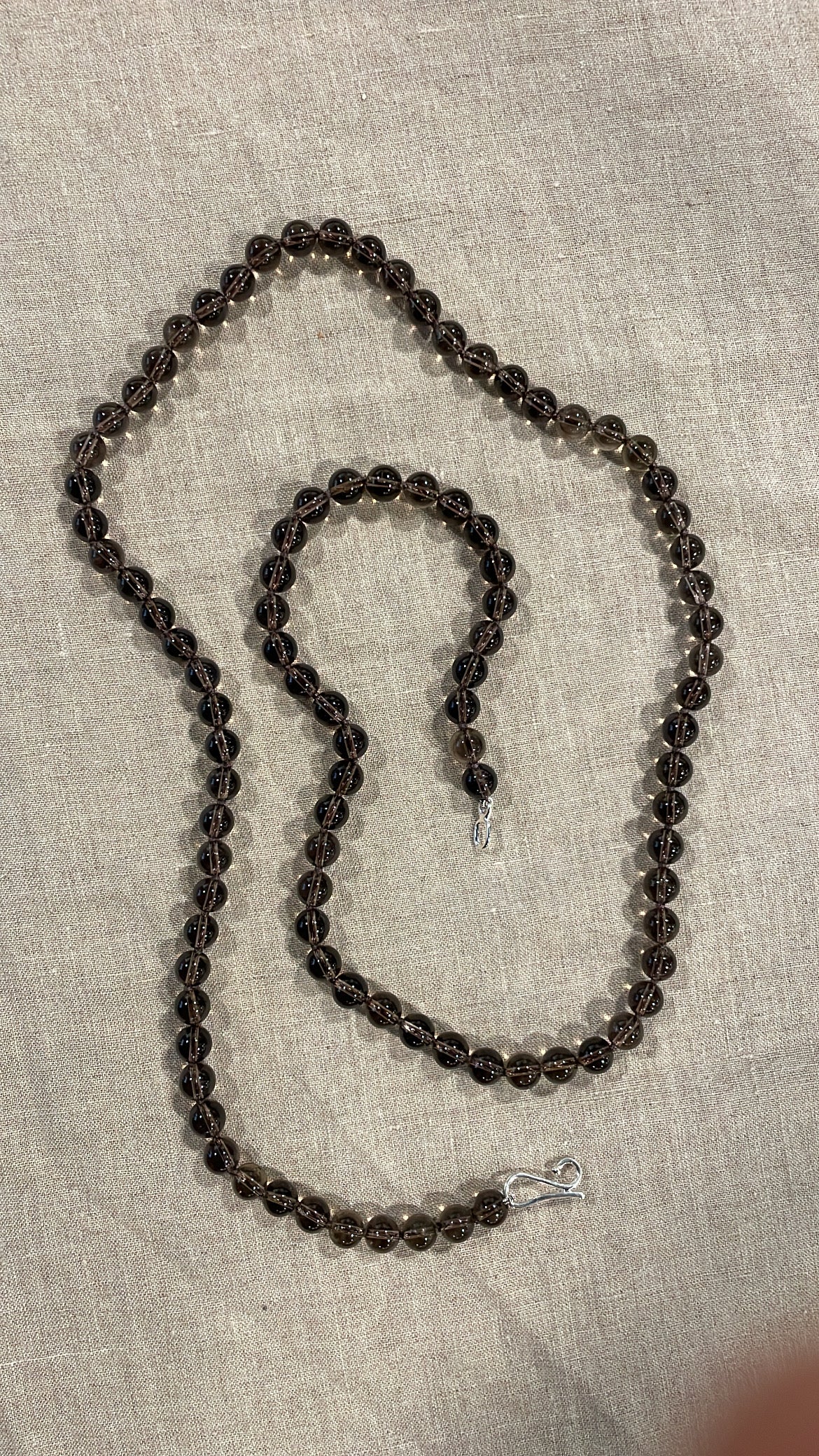 Smoky Quartz Bead Necklace | Mikkel Brøgger