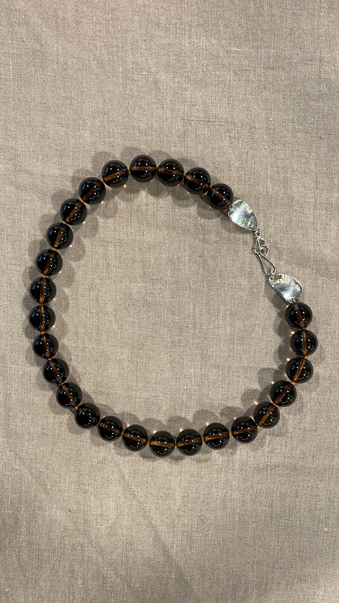 Smoky Quartz Bead Necklace | Mikkel Brøgger