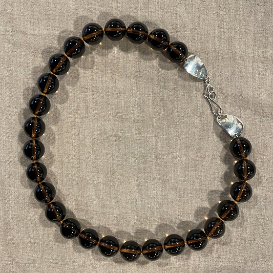 Smoky Quartz Bead Necklace | Mikkel Brøgger