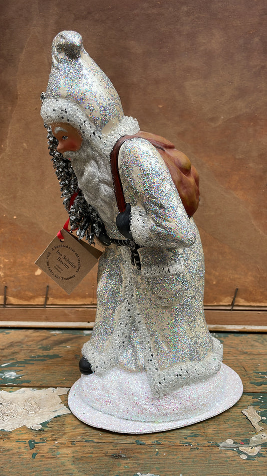 Cream Sponged Silver with Brown Bag | Ino Schaller