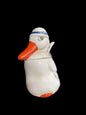 Duck with Cloche Hat (c. 1900) French Mustard Pot