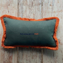 Load image into Gallery viewer, Sophie Cushion (Blue/Green)

