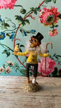 Singing Chick Chap Figure - Vintage by Crystal | Vintage by Crystal Spun Cotton Ornament
