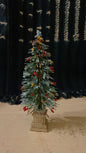 Frost Green Brush Christmas Tree