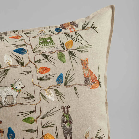 Christmas Tree Trimmers Pillow