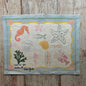 Lost in Thoughts of Ocean Placemat (Light Blue & White) - NojiNoji
