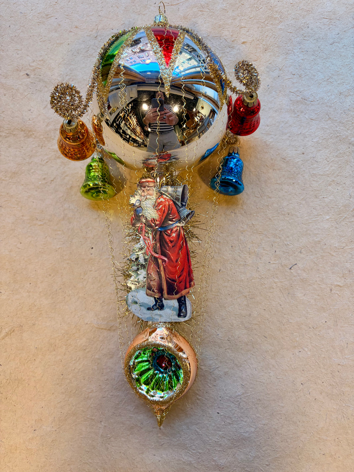 Colorful Hot-Air Balloon Ornament