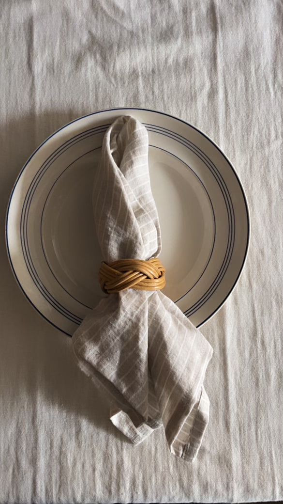 French Linen Napkins - Charvet Éditions