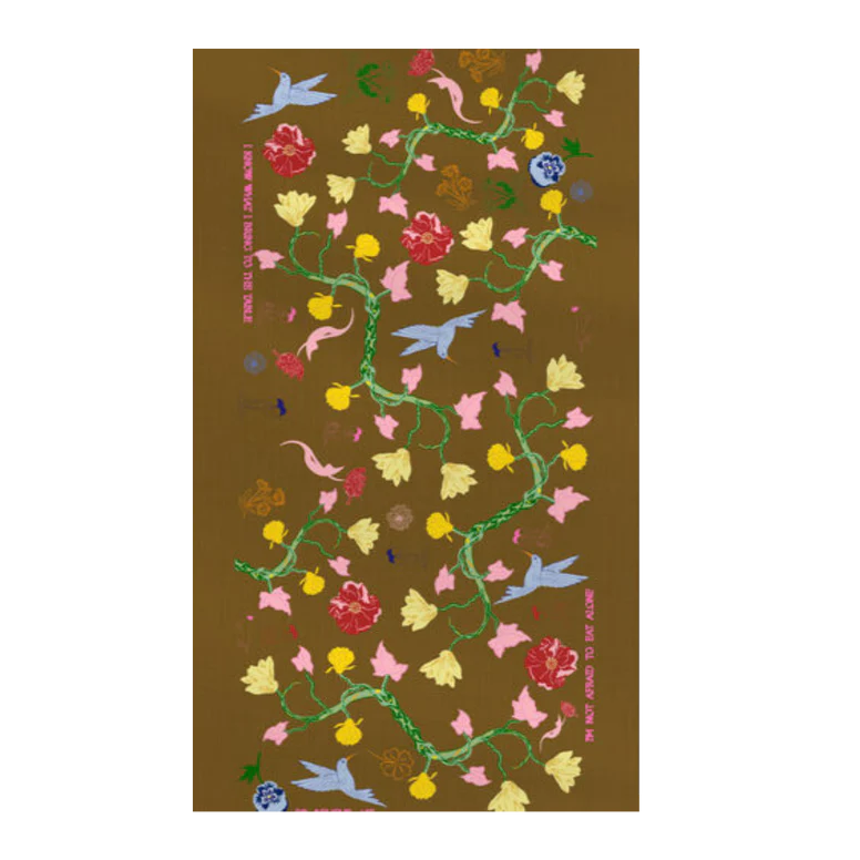 NojiNoji I'm Not Afraid to Eat Alone Tablecloth (Brown)