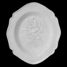 Nathalie Lété Fleurs Soup Plate, set of 6 by Astier de Villatte, B2B view on black background
