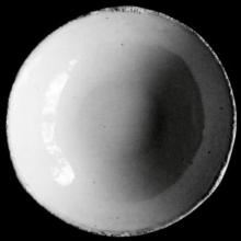Neptune Soup Plate, set of 6 by Astier de Villatte, B2B view on black background