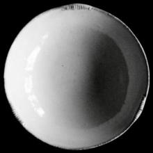 Neptune Large Soup Plate, set of 6 by Astier de Villatte, B2B view on black background