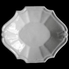 Régence Soup Plate, set of 6 by Astier de Villatte, B2B view on black background