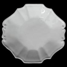 Régence Large Soup Plate (23 cm), set of 6 by Astier de Villatte, B2B view on black background