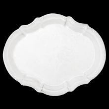 Rome Large Soup Plate, set of 6 by Astier de Villatte, B2B view on black background