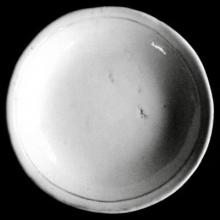 Simple Soup Plate, set of 6 by Astier de Villatte, B2B view on black background