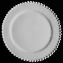Adélaïde Large Dinner Plate, set of 6 by Astier de Villatte, B2B view on black background