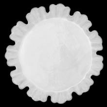 Chou Dinner Plate with Eleven Petals, set of 6 by Astier de Villatte, B2B view on black background