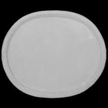 Claudine Dinner Plate, set of 6 by Astier de Villatte, B2B view on black background