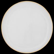 Crésus Large Dinner Plate, set of 6 by Astier de Villatte, B2B view on black background