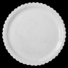 Daisy Large Dinner Plate, set of 6 by Astier de Villatte, B2B view on black background