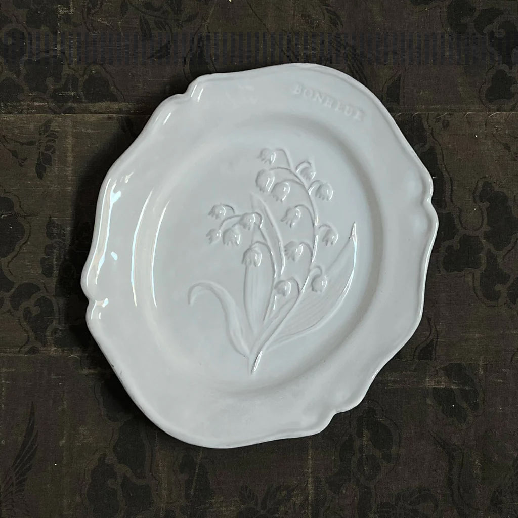 Dessert Plate Fleurs, Nathalie Lété- Astier de Villatte: Exclusive Pre-Order Item