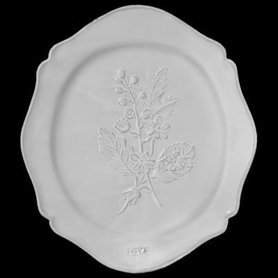 Dinner Plate Fleurs, Nathalie Lété- Astier de Villatte: Exclusive Pre-Order Item